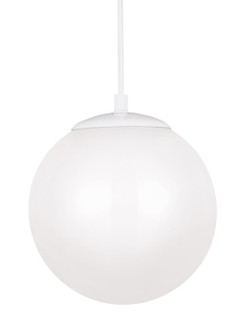 Leo - Hanging Globe LED Pendant in White (454|602093S-15)