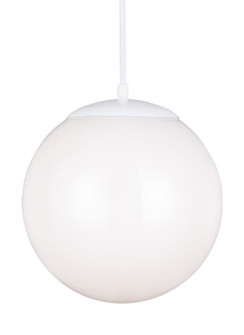 Leo - Hanging Globe One Light Pendant in White (454|6022EN3-15)