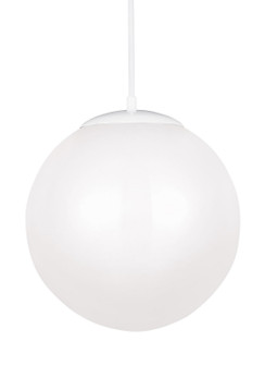 Leo - Hanging Globe LED Pendant in White (454|602493S-15)