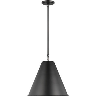 Gordon One Light Pendant in Midnight Black (454|6585101-112)