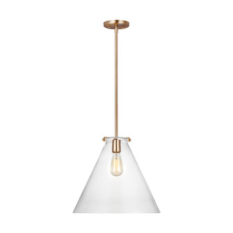 Kate One Light Pendant in Satin Brass (454|6592101-848)