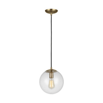 Leo - Hanging Globe One Light Pendant in Satin Brass (454|6601801-848)