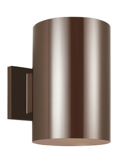Outdoor Cylinders One Light Outdoor Wall Lantern in Bronze (454|8313901-10)