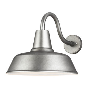 Barn Light One Light Outdoor Wall Lantern in Weathered Pewter (454|8837401EN3-57)