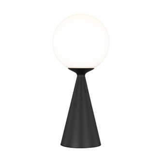Galassia One Light Table Lamp in Midnight Black (454|AET1021MBK1)