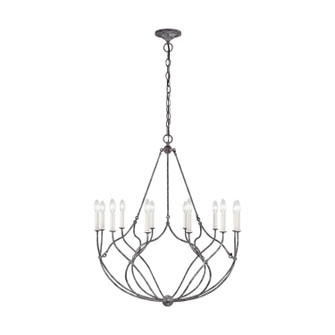 Richmond 12 Light Chandelier in Weathered Galvanized (454|CC11212WGV)