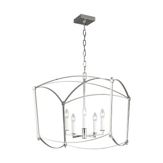 Thayer Five Light Lantern in Polished Nickel (454|F3325/5PN)