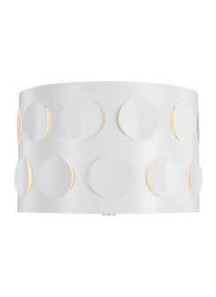 Dottie Two Light Flush Mount in Polished Nickel (454|KSF1002PN)