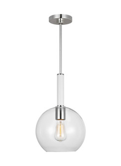 Monroe One Light Pendant in Polished Nickel (454|KSP1061PNGW)