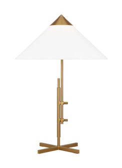 Franklin One Light Table Lamp in Burnished Brass (454|KT1281BBS1)