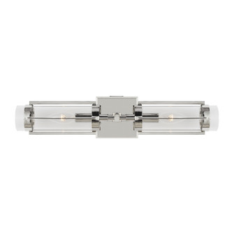 Flynn Two Light Wall Sconce in Polished Nickel (454|LV1002PN)
