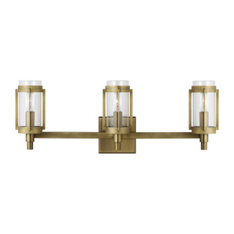 Flynn Three Light Vanity in Time Worn Brass (454|LV1023TWB)