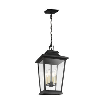 Warren Four Light Lantern in Textured Black (454|OL15409TXB) Warren Four Light Lantern in Textured Black (454|OL15409TXB)