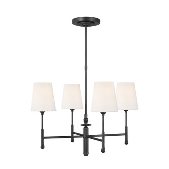 Capri Four Light Chandelier in Aged Iron (454|TC1004AI)