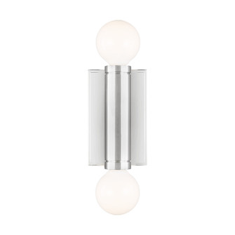 Beckham Modern Two Light Wall Sconce in Polished Nickel (454|TW1042PN)