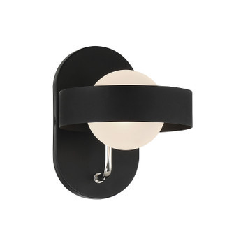 Lift Off One Light Wall Sconce in Sand Coal and Polished Nickel (42|P1561-729)