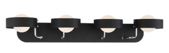 Lift Off Four Light Bath in Sand Coal And Polished Nickel (42|P1564-729)