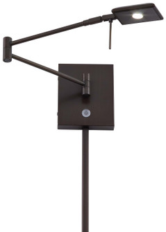 George's Reading Room LED Swing Arm Wall Lamp in Copper Bronze Patina (42|P4328-647)