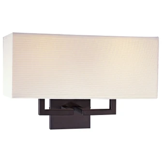 George Kovacs Two Light Wall Sconce in Bronze (42|P472-617)
