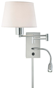 George'S Reading Room LED Swing Arm Wall Lamp in Chrome (42|P478-077)