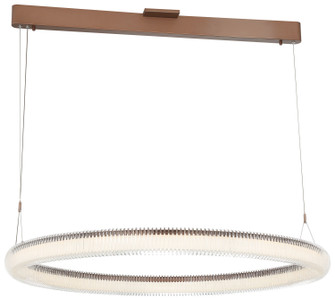 Roulette LED Pendant in Satin Bronze (42|P8173-670-L)