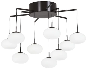 George's Web LED Chandelier in Bronze With Gold Dust (42|P8236-671-L)