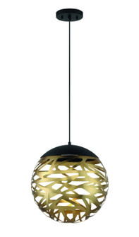 Golden Eclipse LED Pendant in Coal And Honey Gold (42|P934-688-L)