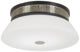 Tauten LED Flush Mount in Brushed Nickel and Coal Highlights (42|P954-691-L)