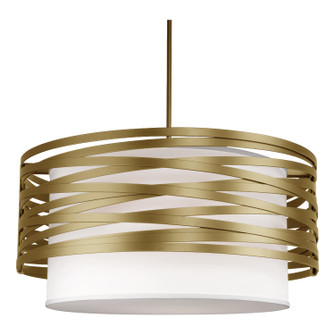 Tempest One Light Pendant in Gilded Brass (404|CHB0013-30-GB-SH-001-E2)