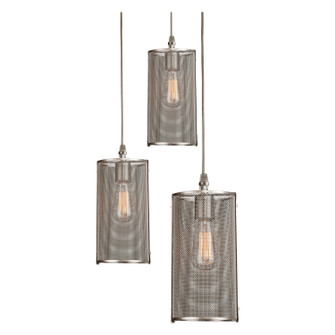 Uptown Mesh LED Pendant in Gilded Brass (404|CHB0019-03-GB-0Z-C01-L3)