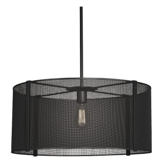 Uptown Mesh Pendant in Matte Black (404|CHB0019-24-MB-0-001-E2)