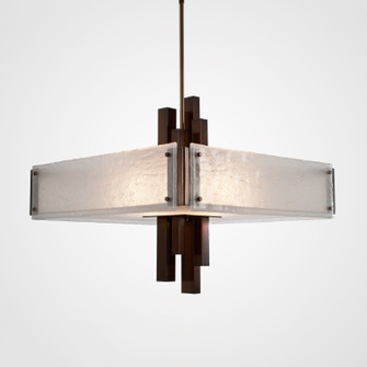 Carlyle Four Light Chandelier in Oil Rubbed Bronze (404|CHB0033-0A-RB-FG-001-E2)