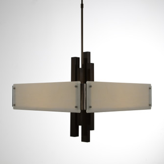 Carlyle Four Light Chandelier in Oil Rubbed Bronze (404|CHB0033-0A-RB-IW-001-E2)