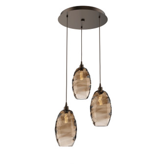 Ellisse Pendant in Flat Bronze (404|CHB0035-03-FB-OB-C01-E2)