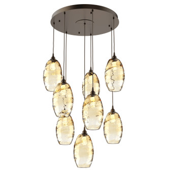 Ellisse Pendant in Flat Bronze (404|CHB0035-08-FB-OA-C01-E2)
