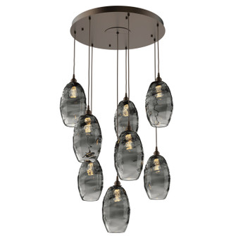 Ellisse Pendant in Flat Bronze (404|CHB0035-08-FB-OS-C01-E2)