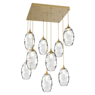 Ellisse Pendant in Gilded Brass (404|CHB0035-09-GB-OC-C01-E2)