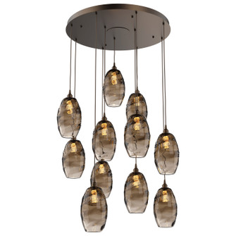 Ellisse Pendant in Flat Bronze (404|CHB0035-11-FB-OB-C01-E2)