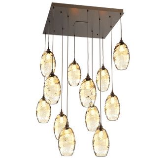 Ellisse Pendant in Flat Bronze (404|CHB0035-12-FB-OA-C01-E2)
