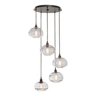 Coppa Five Light Pendant in Flat Bronze (404|CHB0036-05-FB-OA-C01-E2)