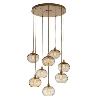 Coppa Eight Light Pendant in Gilded Brass (404|CHB0036-08-GB-OB-C01-E2)