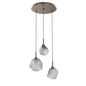 Gem LED Pendant in Flat Bronze (404|CHB0039-03-FB-S-C01-L1)