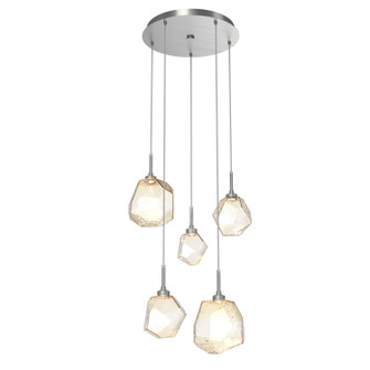 Gem LED Pendant in Satin Nickel (404|CHB0039-05-SN-A-C01-L3)