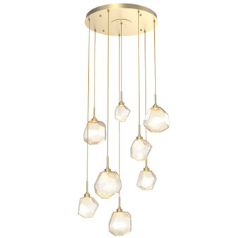 Gem LED Pendant in Gilded Brass (404|CHB0039-08-GB-A-C01-L3)