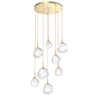 Gem LED Pendant in Gilded Brass (404|CHB0039-08-GB-C-C01-L3)