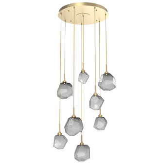 Gem LED Pendant in Gilded Brass (404|CHB0039-08-GB-S-C01-L3)