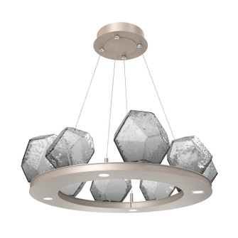 Gem LED Chandelier in Beige Silver (404|CHB0039-0B-BS-S-CA1-L3)