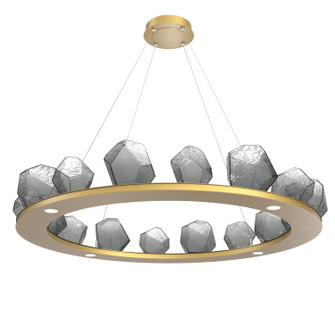Gem LED Chandelier in Gilded Brass (404|CHB0039-0D-GB-S-CA1-L1)