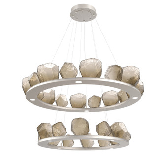 Gem LED Chandelier in Beige Silver (404|CHB0039-2B-BS-B-CA1-L1)
