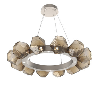 Gem LED Chandelier in Beige Silver (404|CHB0039-36-BS-B-CA1-L1)